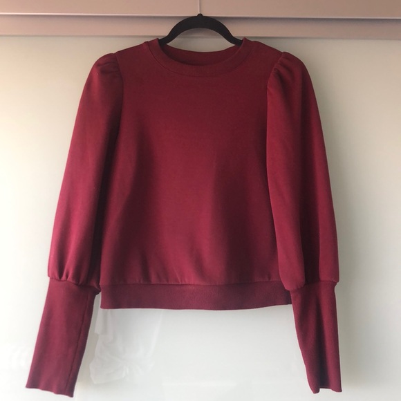 Puff sleeve sweatshirt - Picture 1 of 2